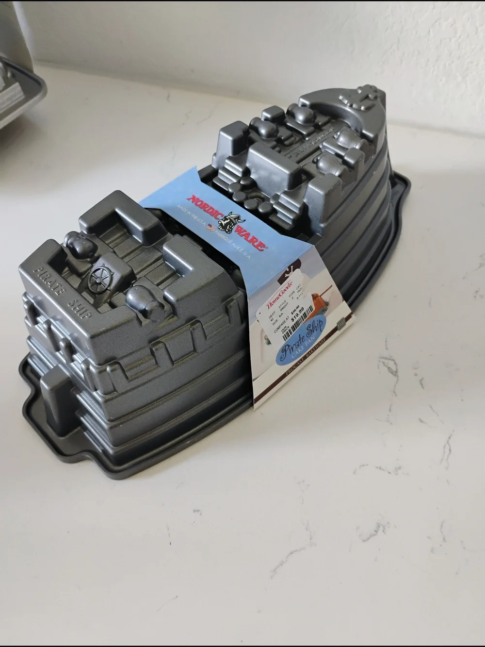 Nordic Ware Pirate Ship Cake Pan NEW Boat Mold NWT 10 Cup